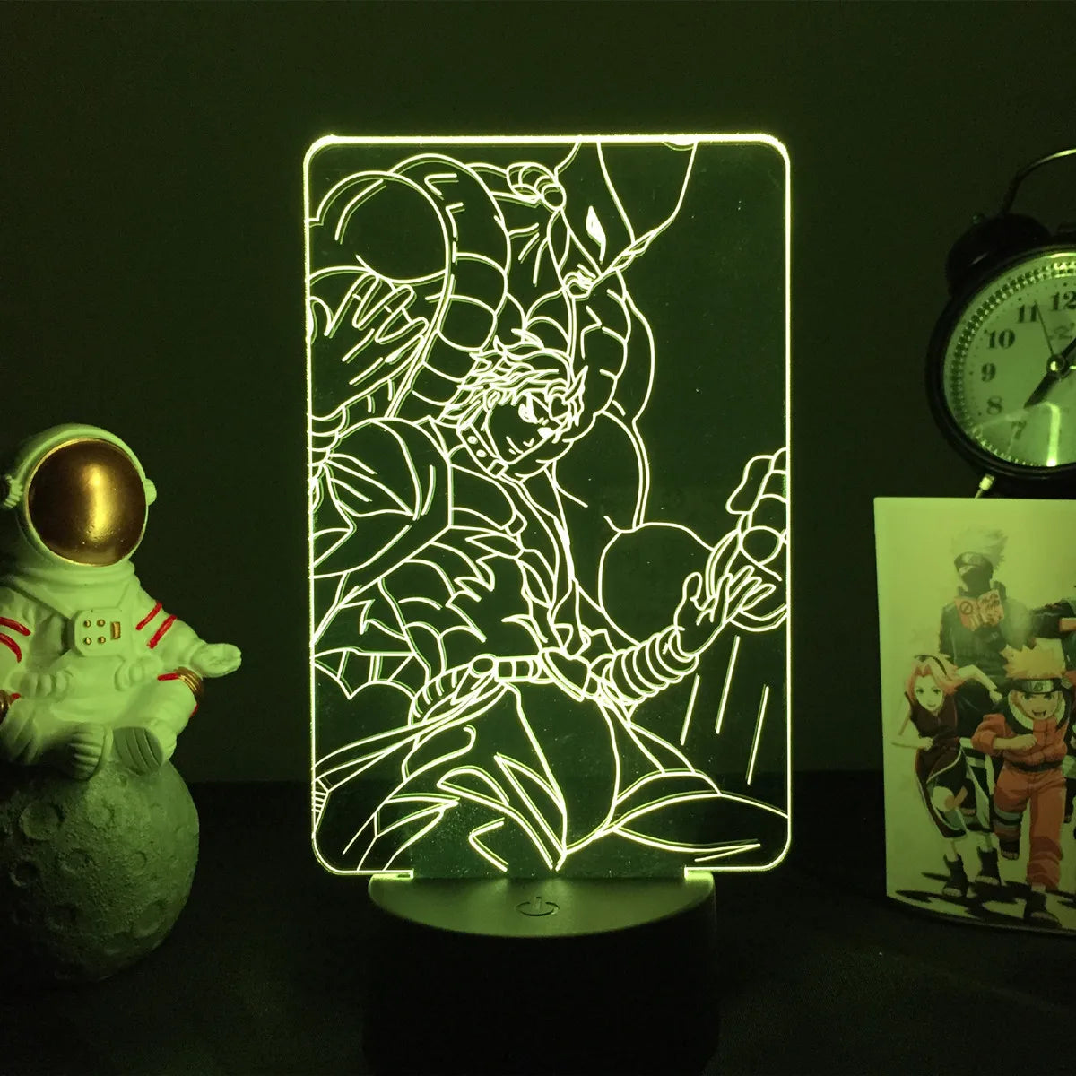 Anime JoJo’s Bizarre Adventure 3D Night Light – Hol Horse LED Lamp for Bedroom Décor, Manga-Inspired Birthday Gift for Him