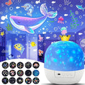 Crown Star Rotating Light Projector – Bedroom Ceiling Star Atmosphere Night Lamp for Kids, Includes Film Sheets, Perfect Birthday Gift